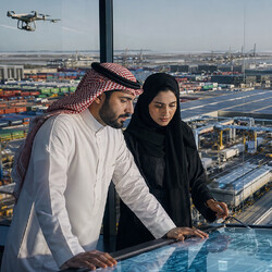 برنامج كلية الأمير محمد بن سلمان - المشاريع العملاقة: تصميم سلاسل الإمداد المستقبلية
